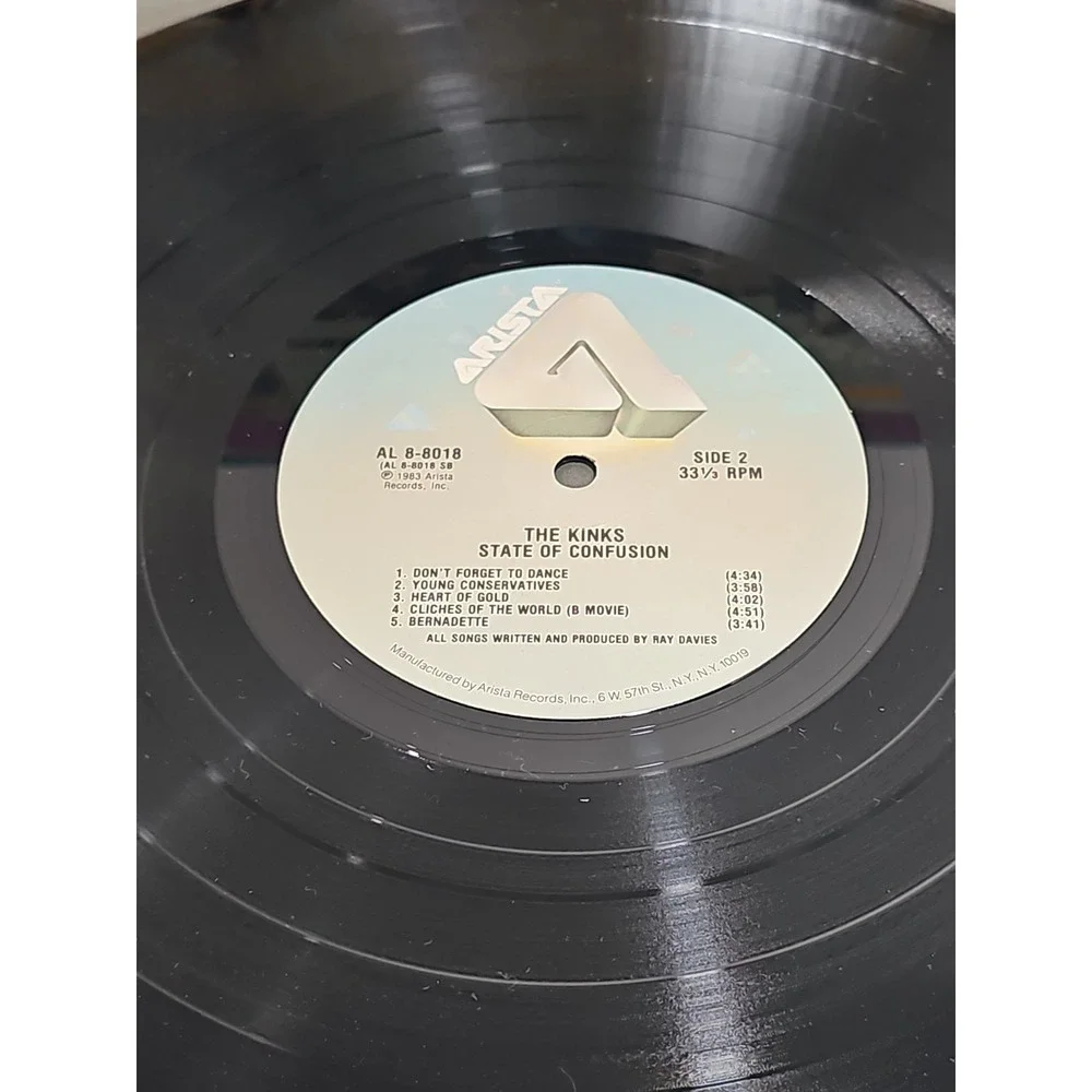The Kinks - State Of Confusion LP Vinyl Record Pop Rock Ex / Ex Condition - Picture 13 of 14